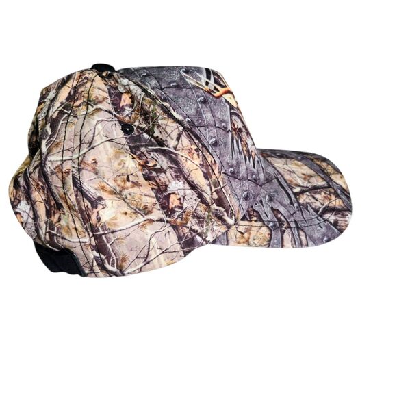 CleveFit Deer Woods Hunting Ballcap Hat Mens Adjustable Strapback Casual Travel - Picture 5 of 10